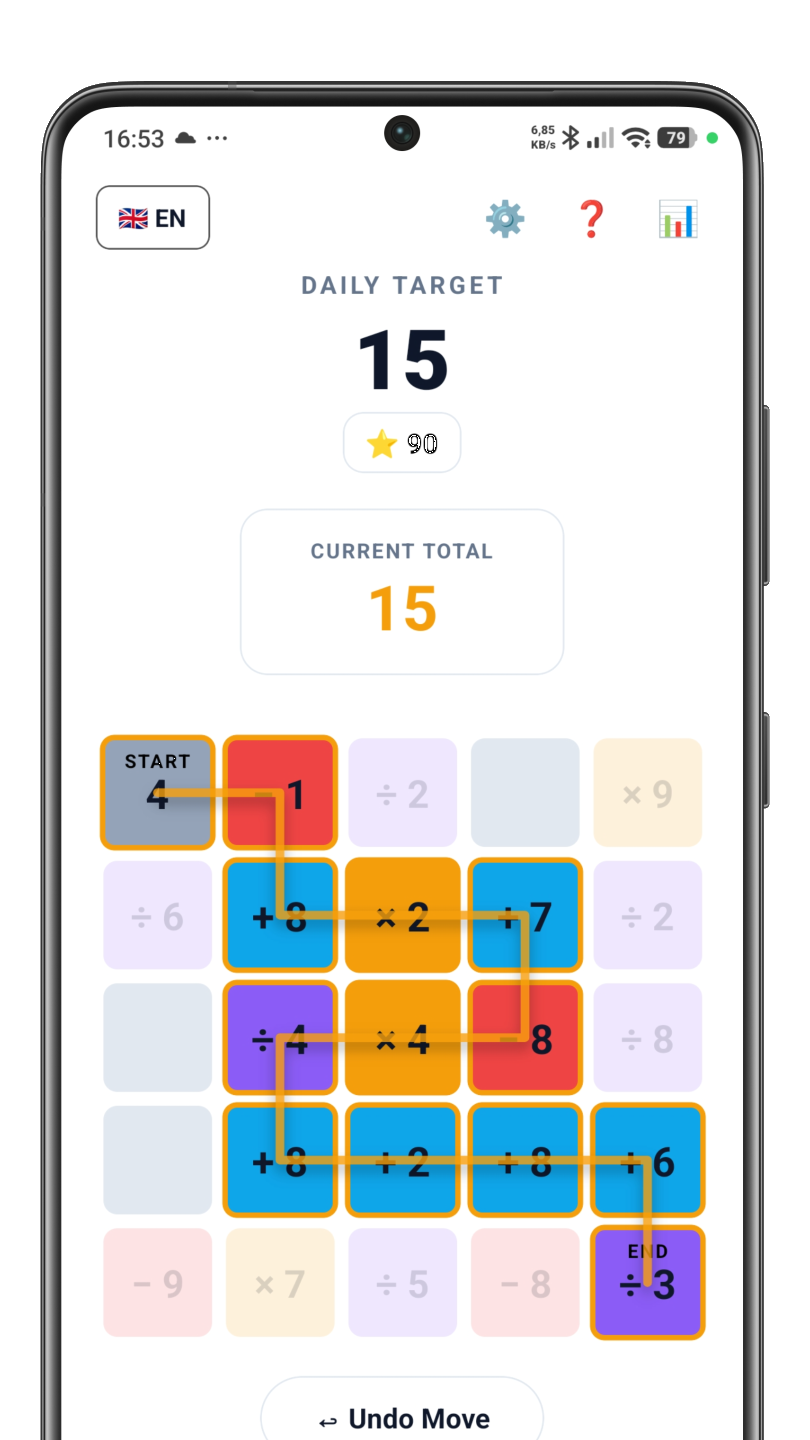 Math Path Gameplay